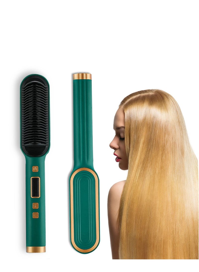 نيبمينينت Hair Straighteners Multifunctional Ionic Beard Straightener Brush for Women - Image 1