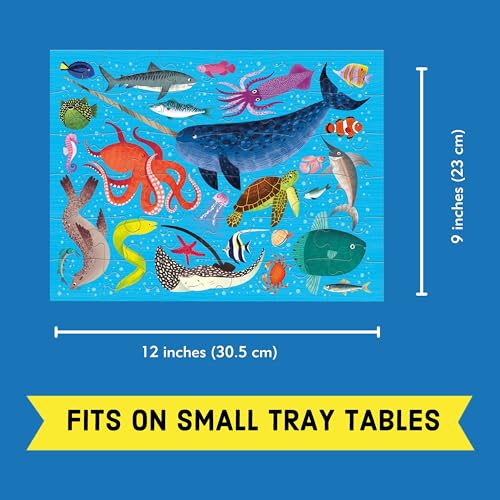 Mudpuppy Ocean Life – 36 Piece Puzzle to Go Featuring Colorful Sea Creatures Perfect Travel Activity for Children Ages 3 and Up - Image 3