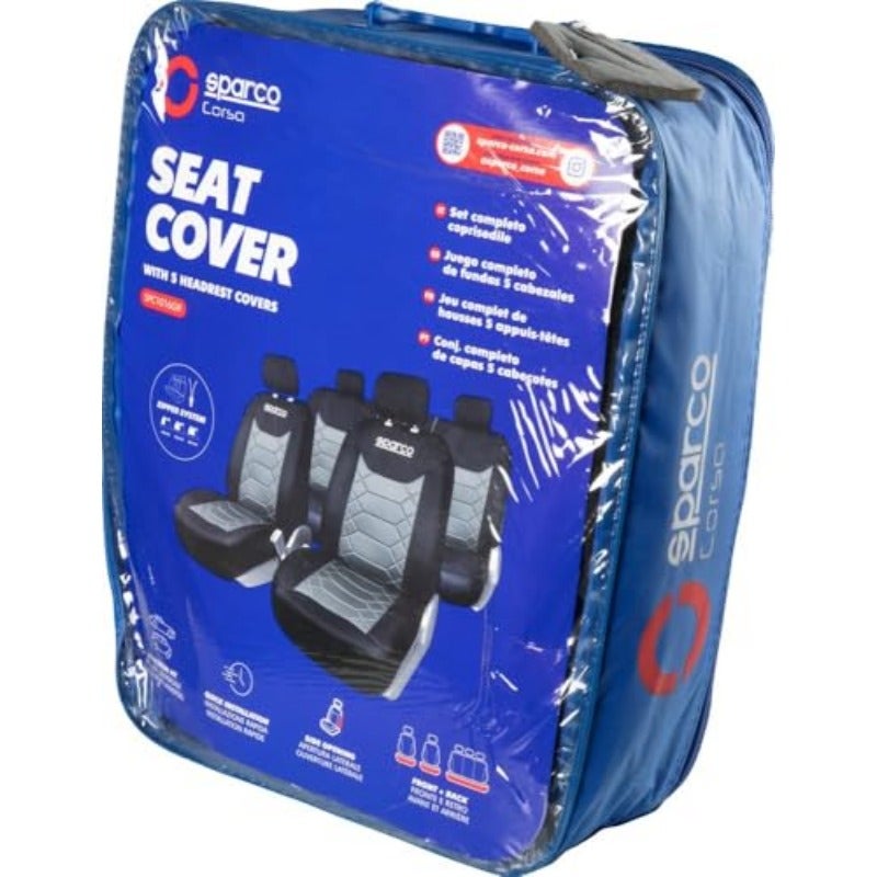 غطاء مقعد عالمي من Sparco - Spc1016Gr - Image 5