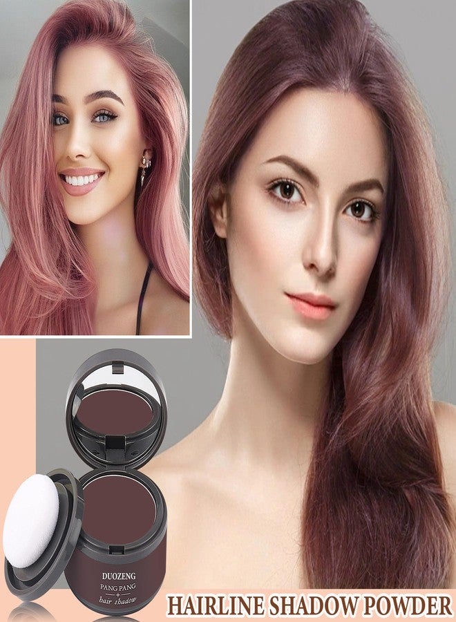 DuoZeng Hairline Powder Stick Root Cover Up for Thinning Hair (7# Chestnut Brown) for Women & Men - Image 2