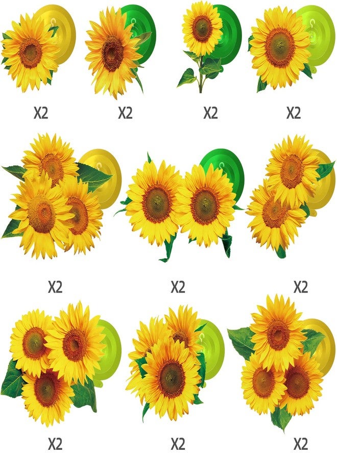 Spakon 30 Pieces Sunflower Hanging Swirls Decorations Sunflower Foil Swirls Ceiling Wall Decor for Themed Birthday Baby Shower Party Supplies - Image 2