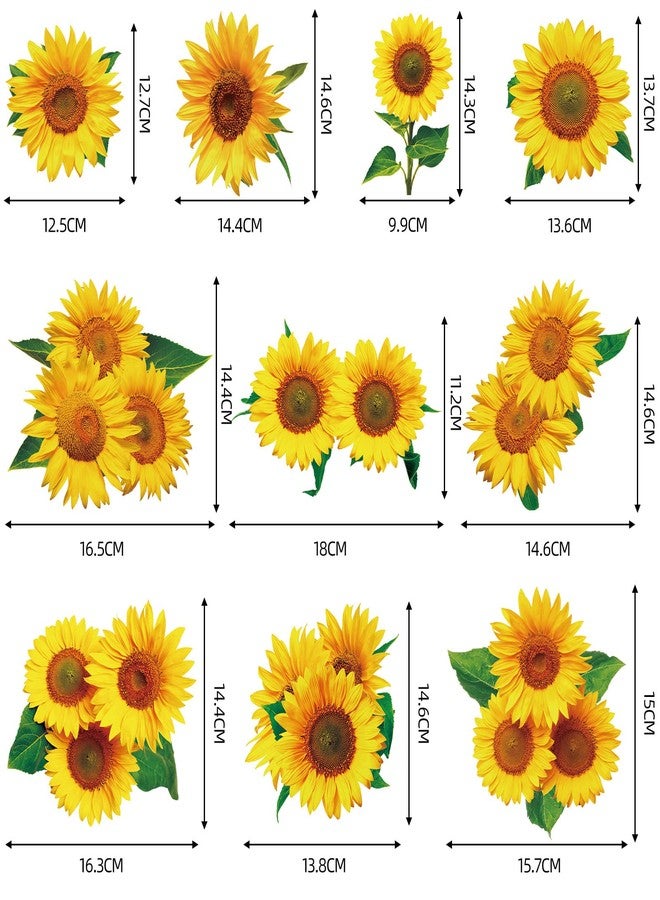 Spakon 30 Pieces Sunflower Hanging Swirls Decorations Sunflower Foil Swirls Ceiling Wall Decor for Themed Birthday Baby Shower Party Supplies - Image 4
