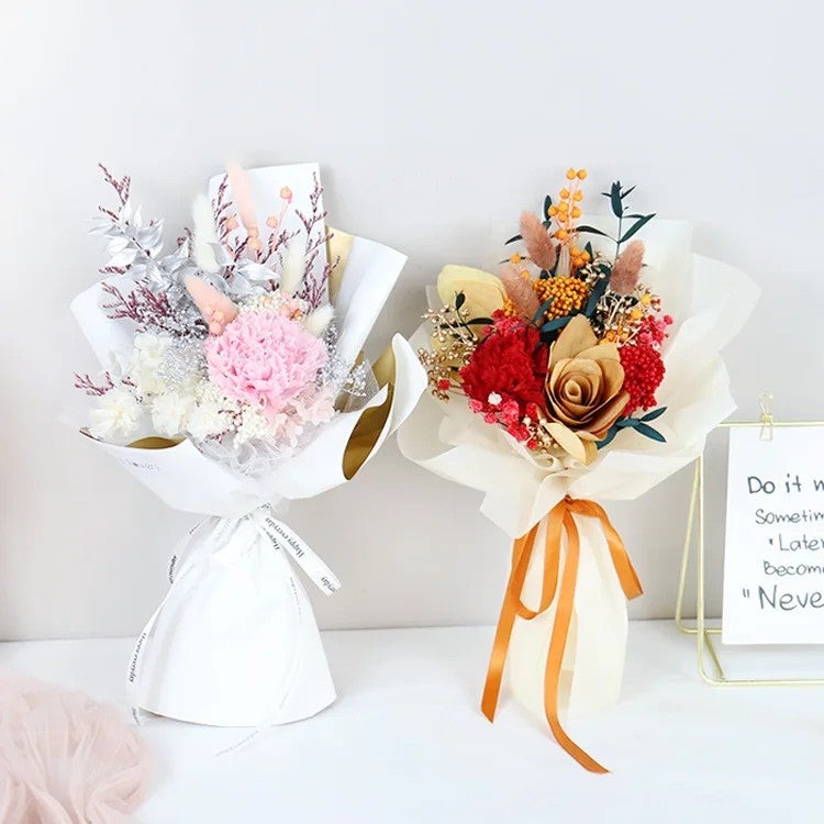 Bluejw V234 Natural Pampas Grass Bouquet: Elegant Dried Flowers for Home Wedding Table Decorations - Dried Plants Included - Image 5