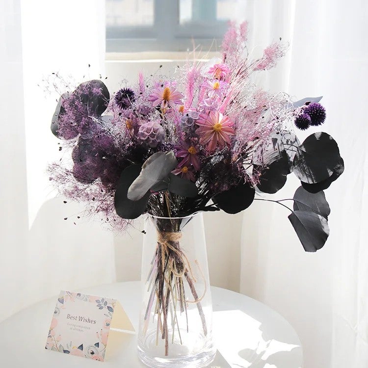 Bluejw V234 Natural Pampas Grass Bouquet: Elegant Dried Flowers for Home Wedding Table Decorations - Dried Plants Included - Image 2