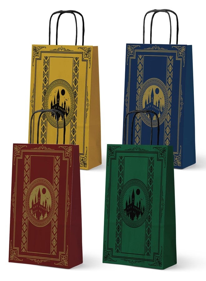 WEEPA 24 Pcs Magical Wizard Party Favor Bags Wizard School Paper Gift Bags with Handles Magical Goodie Bags for Birthday Party Decorations - Image 1