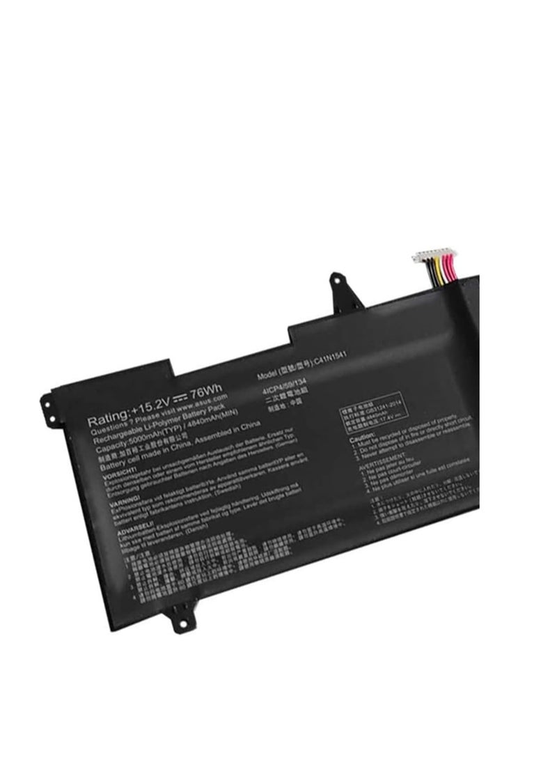 Terabyte بطارية لابتوب جديدة C41N1541 متوافقة مع سلسلة Asus ROG Strix GL702V GL702VT GL702VM 15.2V 76Wh - Image 2