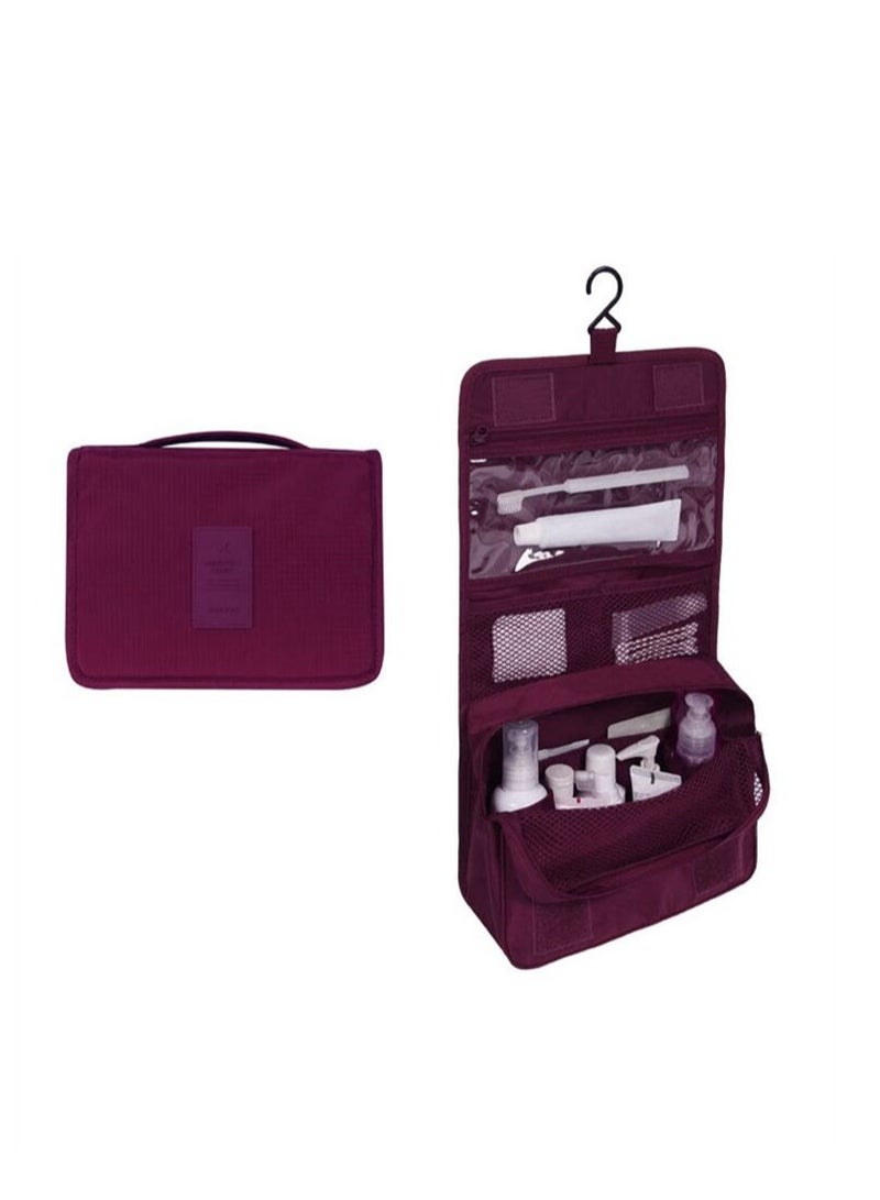 Loquat Waterproof Cosmetic Toiletry Wine Red