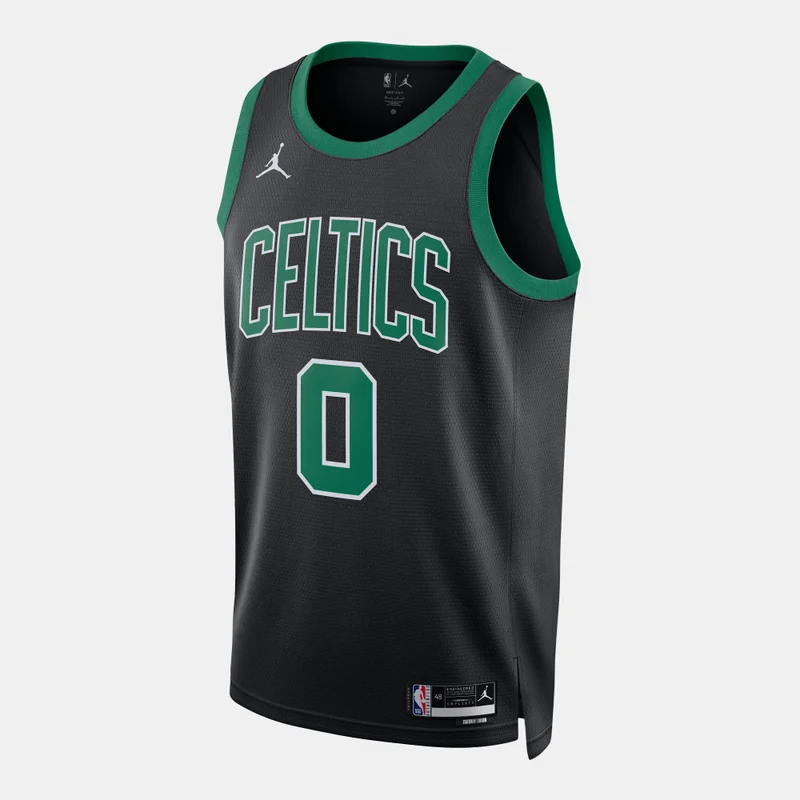 Jordan Black Men's 22/23 NBA Boston Celtics Jayson Tatum Statement Edition Swingman Basketball Jersey for Men | Best Price UAE