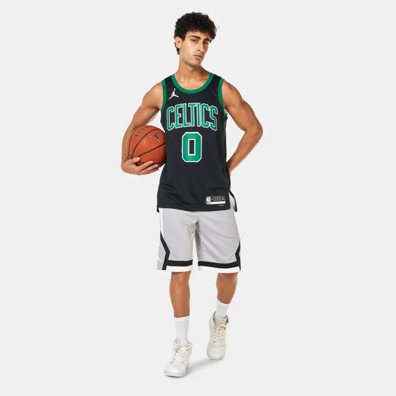 Jordan Black Men's 22/23 NBA Boston Celtics Jayson Tatum Statement Edition Swingman Basketball Jersey for Men | Best Price UAE