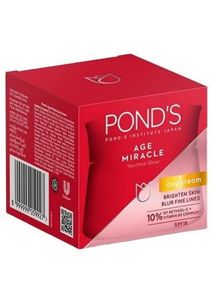 بوندز كريم إيج ميراكل النهاري بعامل حماية من الشمس 18، 50 جرامًا