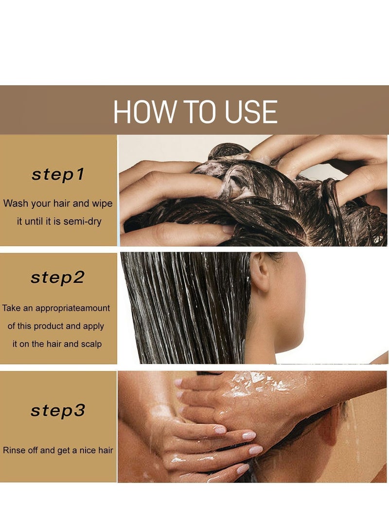 أويل Batana  for Hair Growth, Natural Organic Hair Conditioner, Repairs Damaged Hair, Leaves Hair Smoother, Natural Hair Growth , Helps with Frizz, for All Hair Types - Image 5
