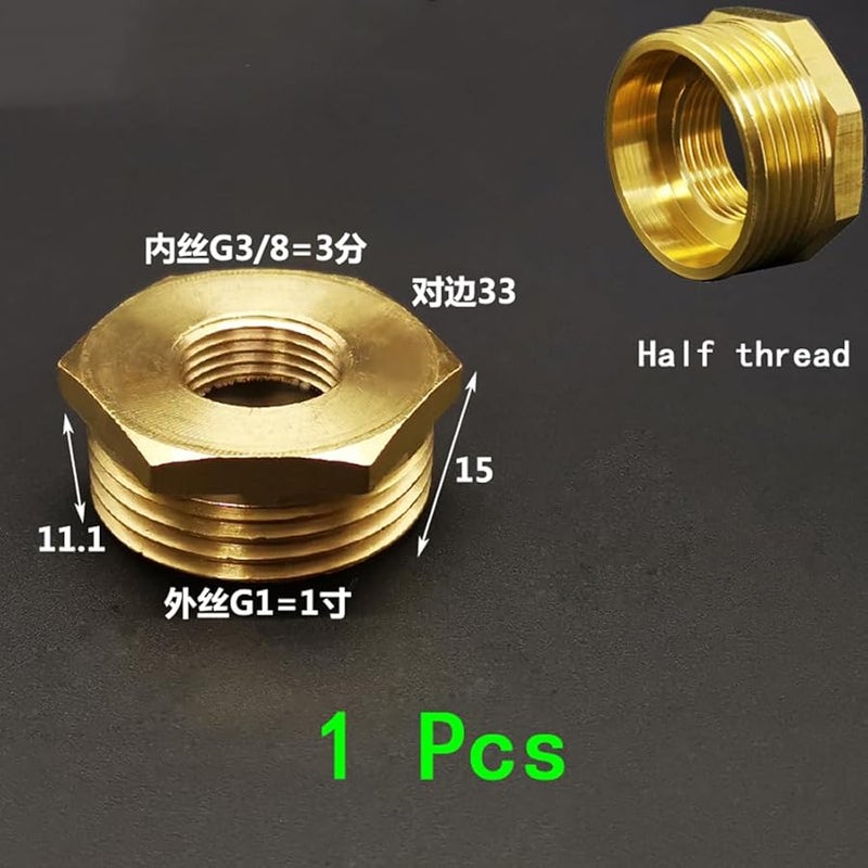 محول أنبوب تصغير جلبة نحاسية موصل تركيب حجم BSP للماء الغاز الوقود المنزل الحديقة - Image 3