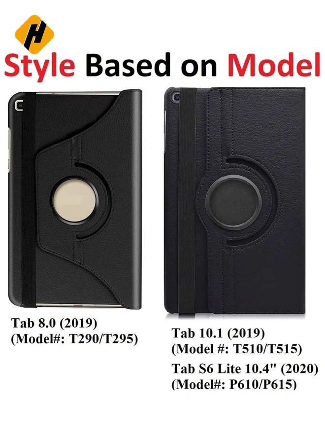 هوها Samsung Galaxy Tab S6 Lite 10.4 2020 CASE - 360 درجة دوارة الحامل [النوم التلقائي] - Image 2