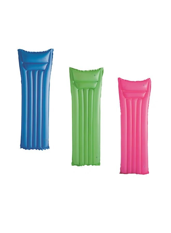 Bestway Air Mattress Pool Float – Single Piece, Matte Finish, Comfortable & Easy to Store, Size 1.83m × 69cm, Random Selection - Image 1