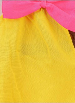 LILPICKS One Shoulder Bow Detail Crop Top and Printed Skirt Set by Styli  - Image 4