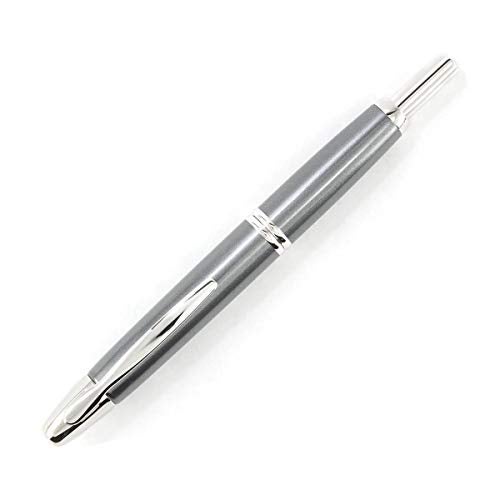 PILOT Vanishing Point Collection Refillable & Retractable Fountain Pen, Gun Metal Gray Barrel with Rhodium Accents, Blue Ink, Fine Nib (60433) - Image 5