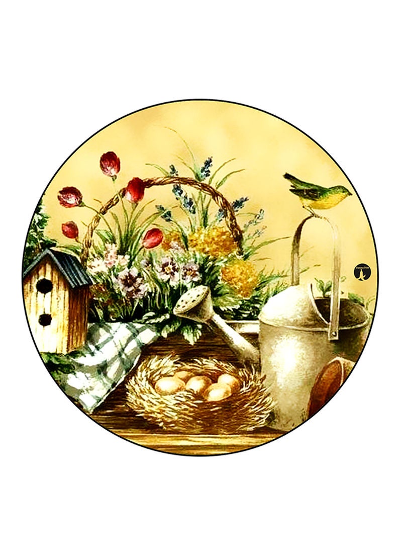 RKN Vintage Art Printed Mouse Pad  Multicolour
