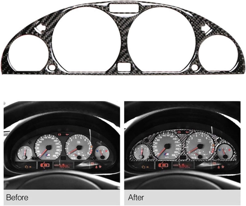 Yurefax Carbon Fiber Dashboard Cover for BMW E46 M3 - Image 2