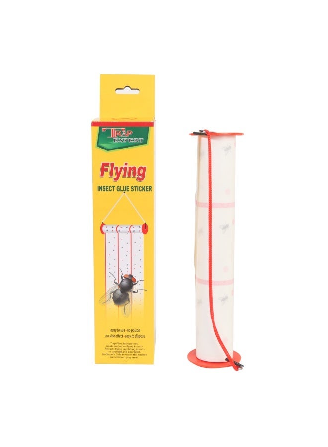 GREEN KILLER Eco-Friendly Flying Insect Glue Trap，Sticky Fly Paper Strips with Hanging Hooks for Mosquitoes, Flying Insect Glue Roller, Gnats & Fruit Flies，Safe, Non-Toxic Indoor Pest Control Solution for Home & Kitchen - Image 4