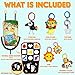 Innofans Baby Car Seat Animals Toys Kick and Play Double Sided Infant Car Seat Toys with Plush Toys Mirror Teether for Baby Babys Travel Activities Christmas Birthday Gifts Newborn Infant Toys - Image 4
