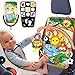 Innofans Baby Car Seat Animals Toys Kick and Play Double Sided Infant Car Seat Toys with Plush Toys Mirror Teether for Baby Babys Travel Activities Christmas Birthday Gifts Newborn Infant Toys - Image 2