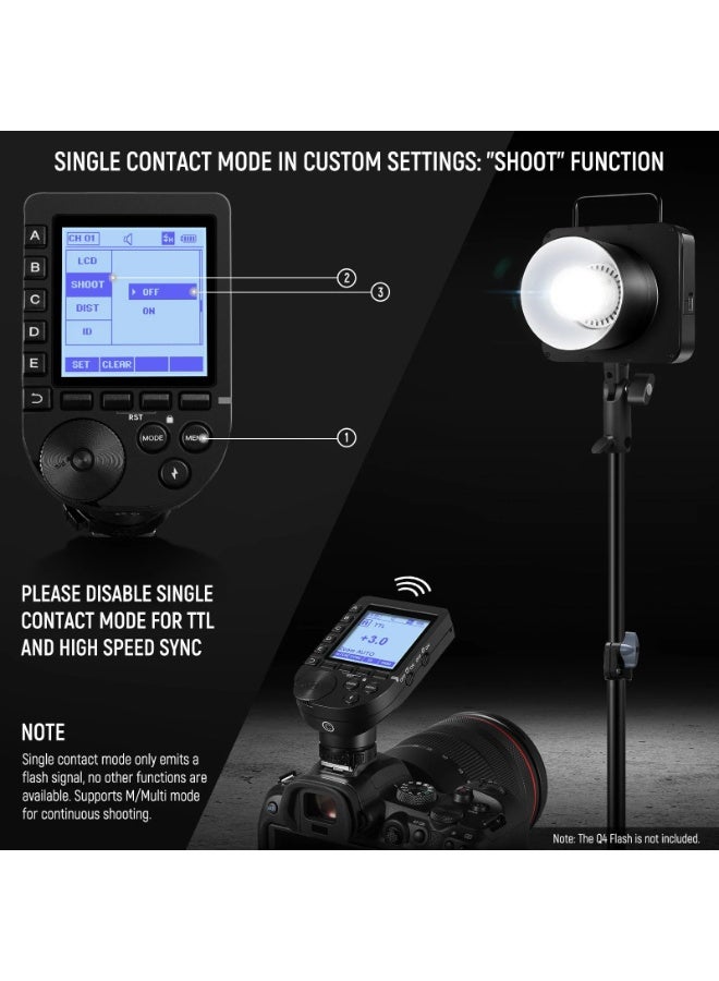 نيوير QPRO TTL Wireless Trigger for Camera - For Canon(QPRO-C) - Image 5