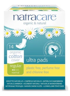 NATRACARE Natracare Cotton Natural Feminine Ultra Pads Regular With Wings By Natracare 14 Ea 14 Count 