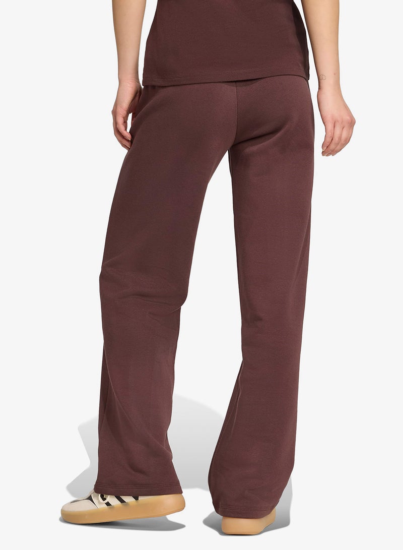 Adidas Essentials Small Logo Feel Cozy Open-Hem Joggers - Image 2