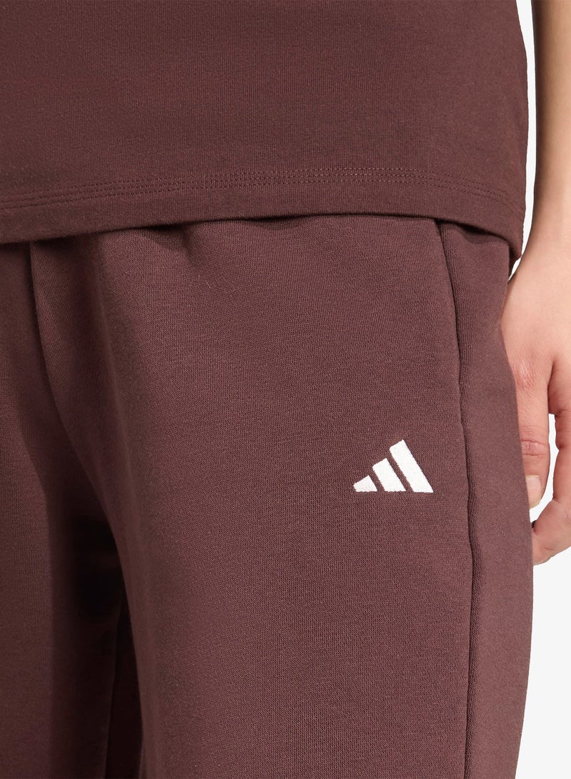 Adidas Essentials Small Logo Feel Cozy Open-Hem Joggers - Image 4