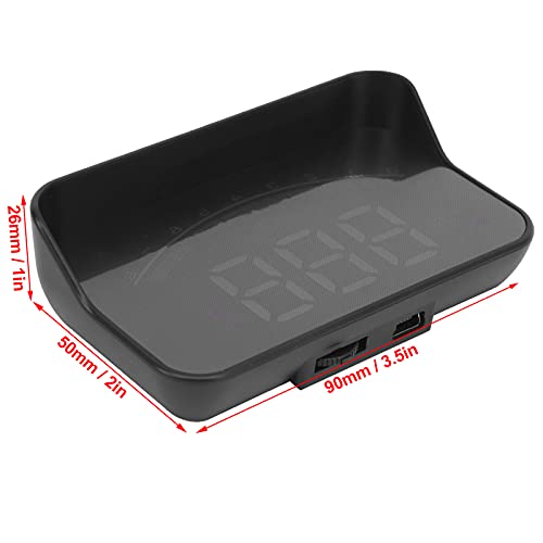 Qivine Head Up Display for Car, 3.5 Inches HUD OBD2 Head-Up Display, Digital Speedometer for Car Hud Display Windshield Used for Overspeed Warning, Battery Voltage, Water Temperature - Image 2
