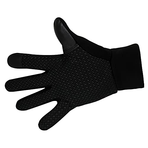 ZaySoo Full Finger Gloves with Touch Screen Feature Sports Roing Print - Black - Image 3