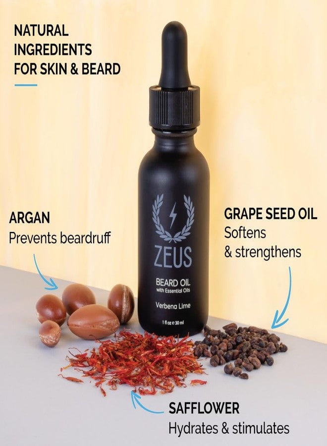 ZEUS Natural Beard Oil, Premium Conditioning Beard Oil to Soften Beard & Mustache - MADE IN USA (Vanilla Rum) 1 oz. - Image 2