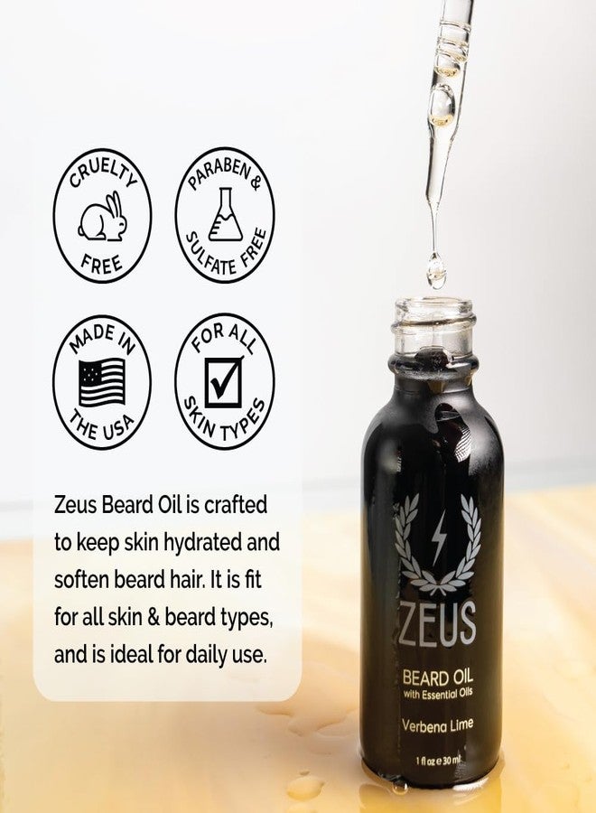 ZEUS Natural Beard Oil, Premium Conditioning Beard Oil to Soften Beard & Mustache - MADE IN USA (Vanilla Rum) 1 oz. - Image 4