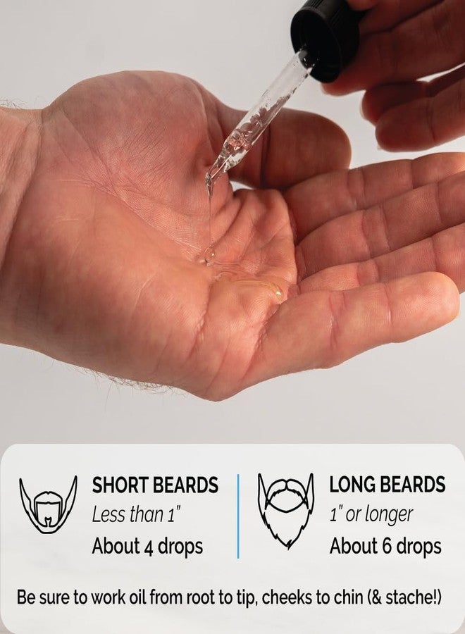 ZEUS Natural Beard Oil, Premium Conditioning Beard Oil to Soften Beard & Mustache - MADE IN USA (Vanilla Rum) 1 oz. - Image 5