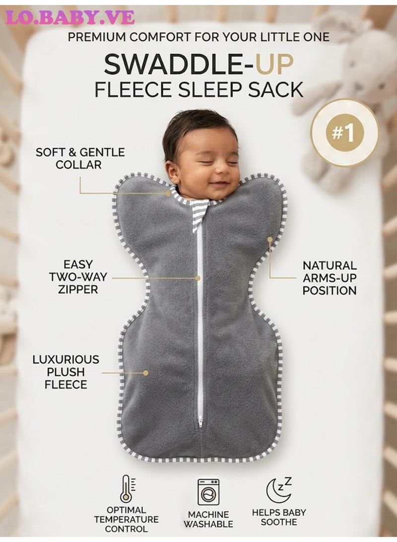 LO.BABY.VE Baby Sleep Sack, Self-Soothing Swaddles for Newborns, Improves Sleep, Snug Fit Helps Calm Startle Reflex, New Born Essentials for Baby，Small 8-16lbs - Image 1
