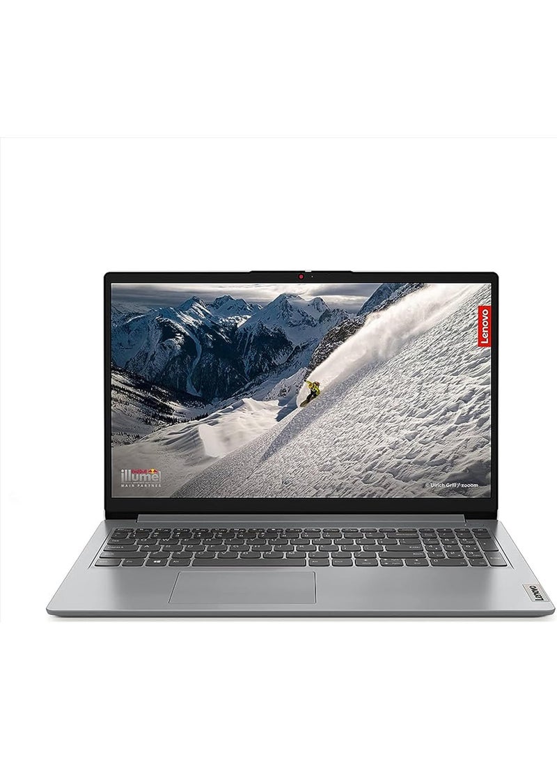 Lenovo Ideapad 1 15IAU7 (Upgraded Version) Laptop With 15.6-Inch Display, Core i3-1215U Processor/12GB RAM/512GB SSD/Intel UHD Graphics/Windows 11 English Cloud Grey - Image 1