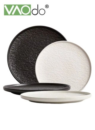 4PCS Rock Pattern Dinner Plate Underglaze Color Process Thickened Plate with Side Suitable for Steak Sushi Dessert Western Food - pzsku/Z0A00B969ABFD91E9D72AZ/45/_/1693798716/7e9452f7-b17f-4c23-a553-625a63f7f1d6