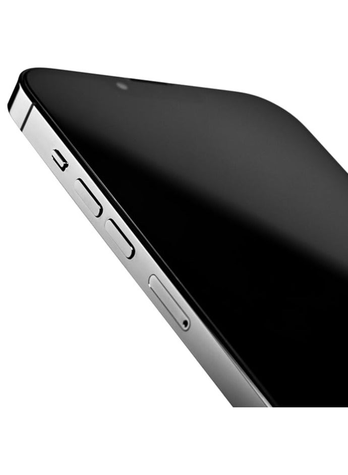 Muzz [عبوة 2] واقي شاشة سيراميك غير لامع للخصوصية لجهاز آيفون 15 برو ماكس، غير لامع، مضاد للتجسس، لاصق كامل، مرن، [ليس زجاجاً]، فيلم مرن لاصق كامل مضاد للتجسس لجهاز 15 برو ماكس (آيفون 15 برو ماكس) - Image 3