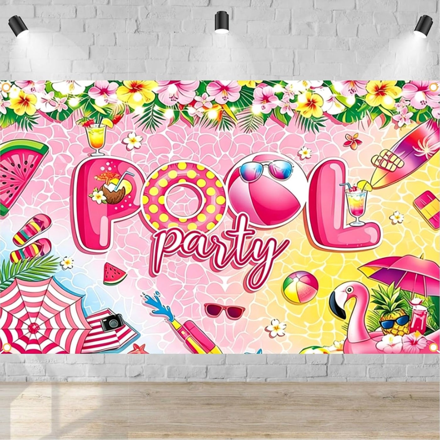 الرائد Al Raied Ars Pool Party Backdrop