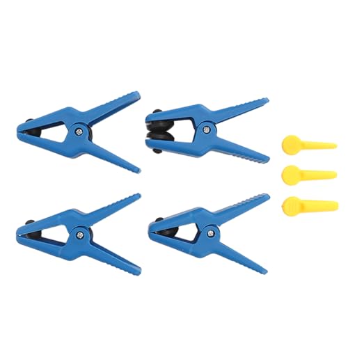OUKENS 7PCS Fluid Line Stoppers Set Hose Clamp Pliers with 3 Plugs Brake Hose Line Clamp Fluid Stop Clamp Set for Brake Line Fuel Rail Hose A C Line and Banjo Fitting - Image 1