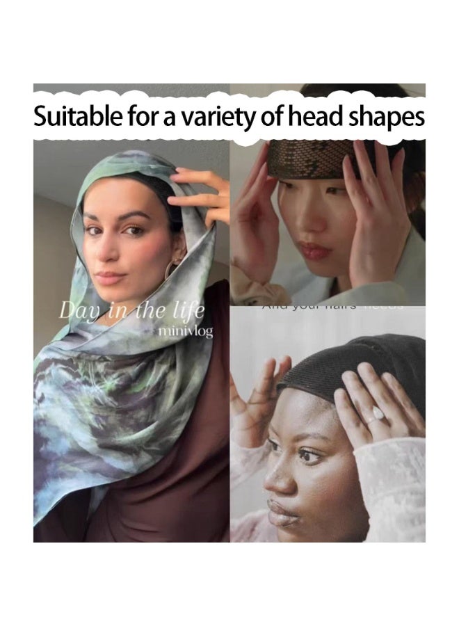 Soft PC Hijab Holder Headband, Non-Slip Elastic Scarf Clip for Work, Sports & Daily Wear - Image 2