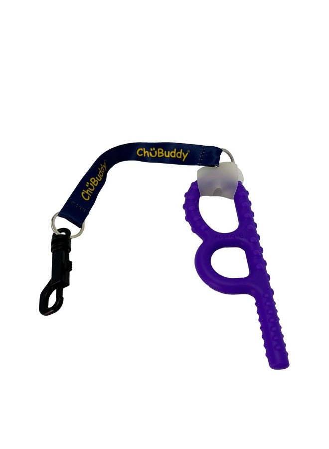 CHU-BUDDY Chubuddy Chewy Holder - Navy Sublimated Tether & Natural Strap - Image 1