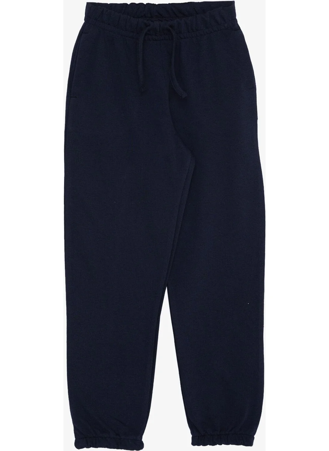 بريز Girl's Bottom Lace Accessory, Elastic Waist Cuff, Age 4-8, Navy Blue