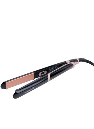 Hair Straightener | Plate Floating Function for Efficient Straightening - Adjustable Temperature Settings with Power Indicator | 200 Degree Max Temperature with salon-quality results SHS-2006N Black - view 3