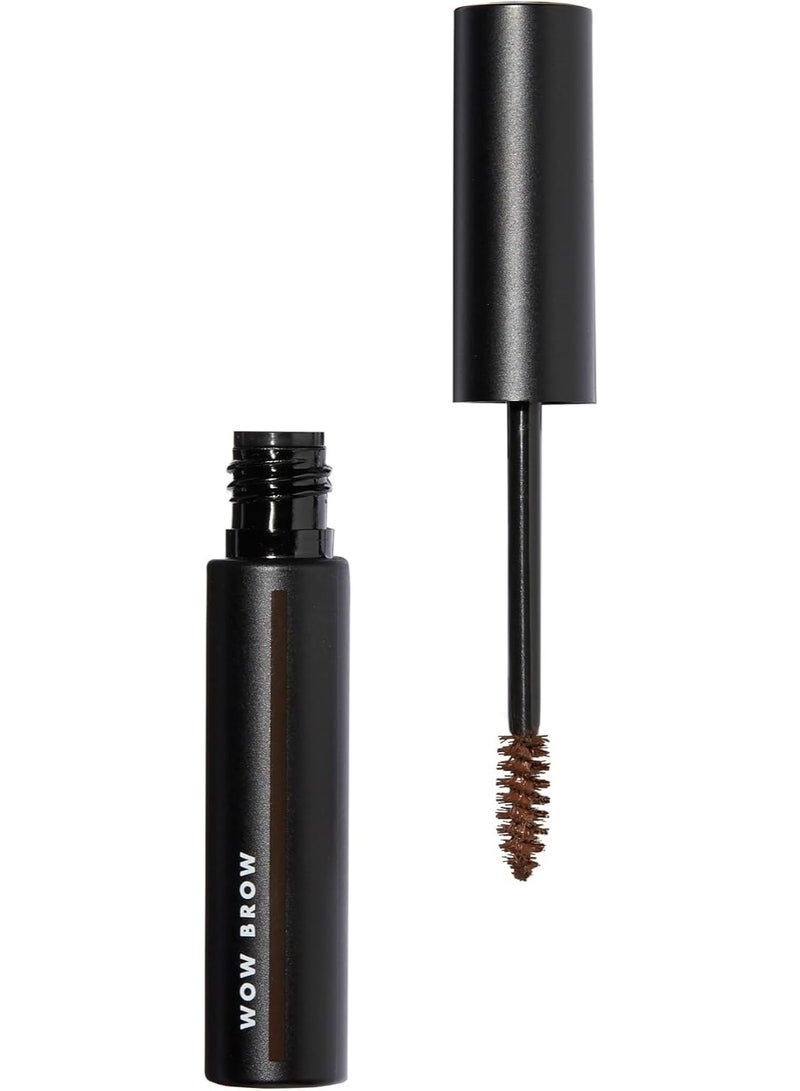 elf Wow Brow Gel, Volumizing, Buildable, Wax-Gel Hybrid, Creates Full, Voluminous-Looking Brows, Locks Brow Hairs In Place, Brunette, Fiber-Infused, 0.12 Oz - Image 1