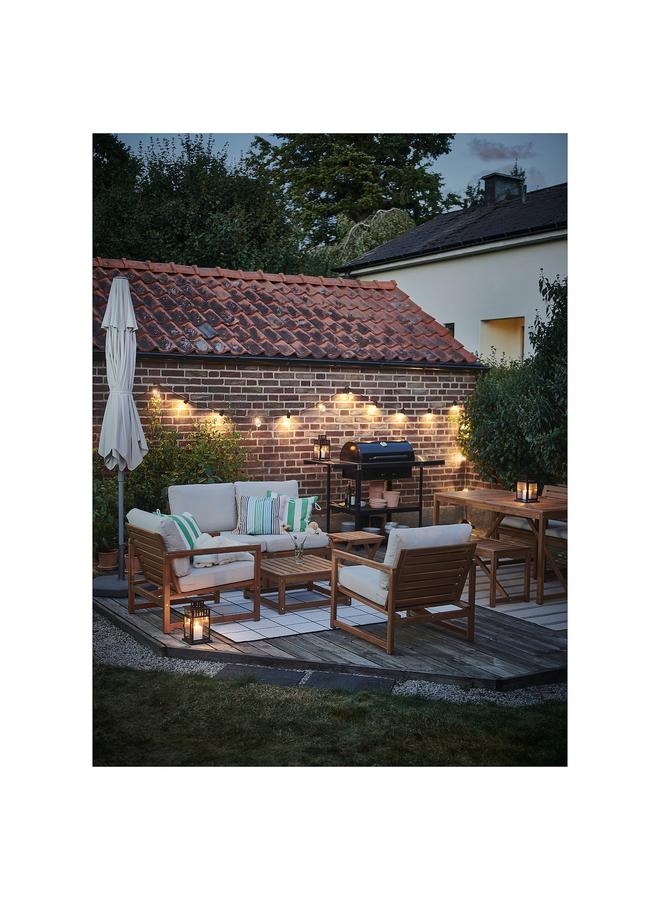 Zaboon Lounge Chair, Outdoor, Light Brown Stained - Image 4