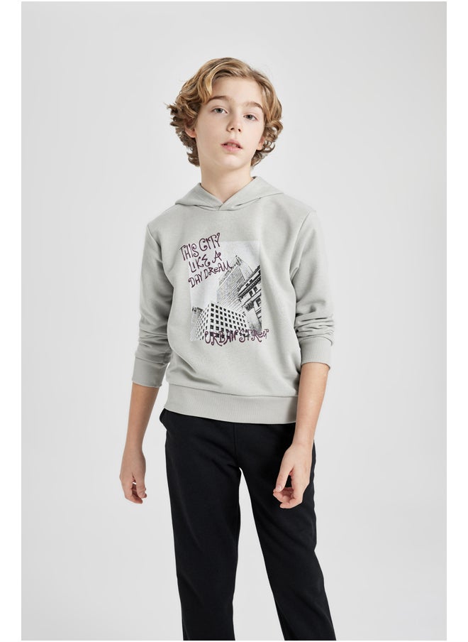 DeFacto - Boy Regular Fit Hooded Long Sleeve Knitted Set - 2 Pack - Image 1
