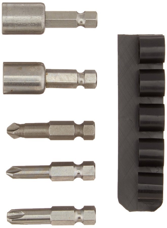 Eazy Power مجموعة رؤوس مفكات براغي Eazypower 86098#1، 2، 3Phillips، مقاس 6-8/8-10 مشقوقة/محددة من الفولاذ، بطول 2 بوصة (5 قطع) - Image 1