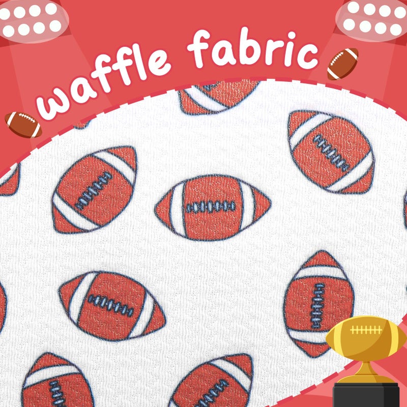 ONENINEDREAM Baby Girl Football Outfit Sports Headbands for Girls Hair Bows Super Bowl Hair Accessories Newborn Toddler Headband Football Baby Clothes - Image 5