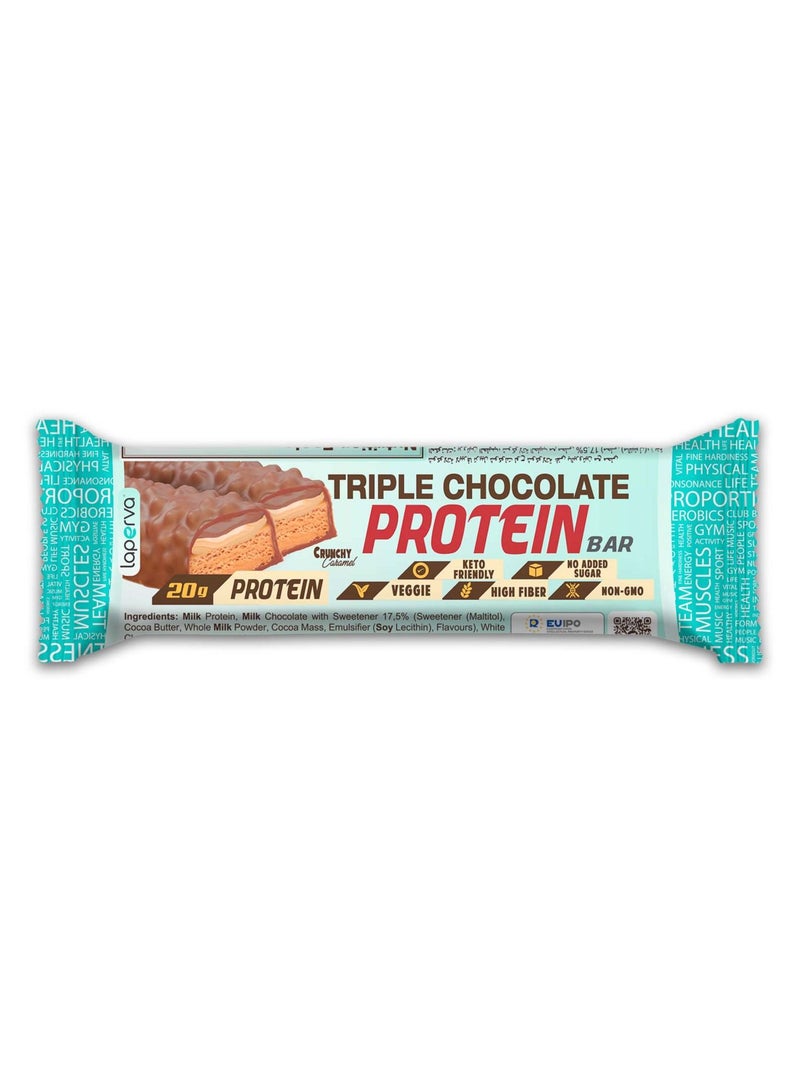 Laperva Triple Chocolate Protein Crunchy Caramel -1Bar